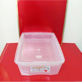 hộp nhựa đựng đồ trong suốt có nắp, cỡ giấy photo A4. Nhật sx. K967