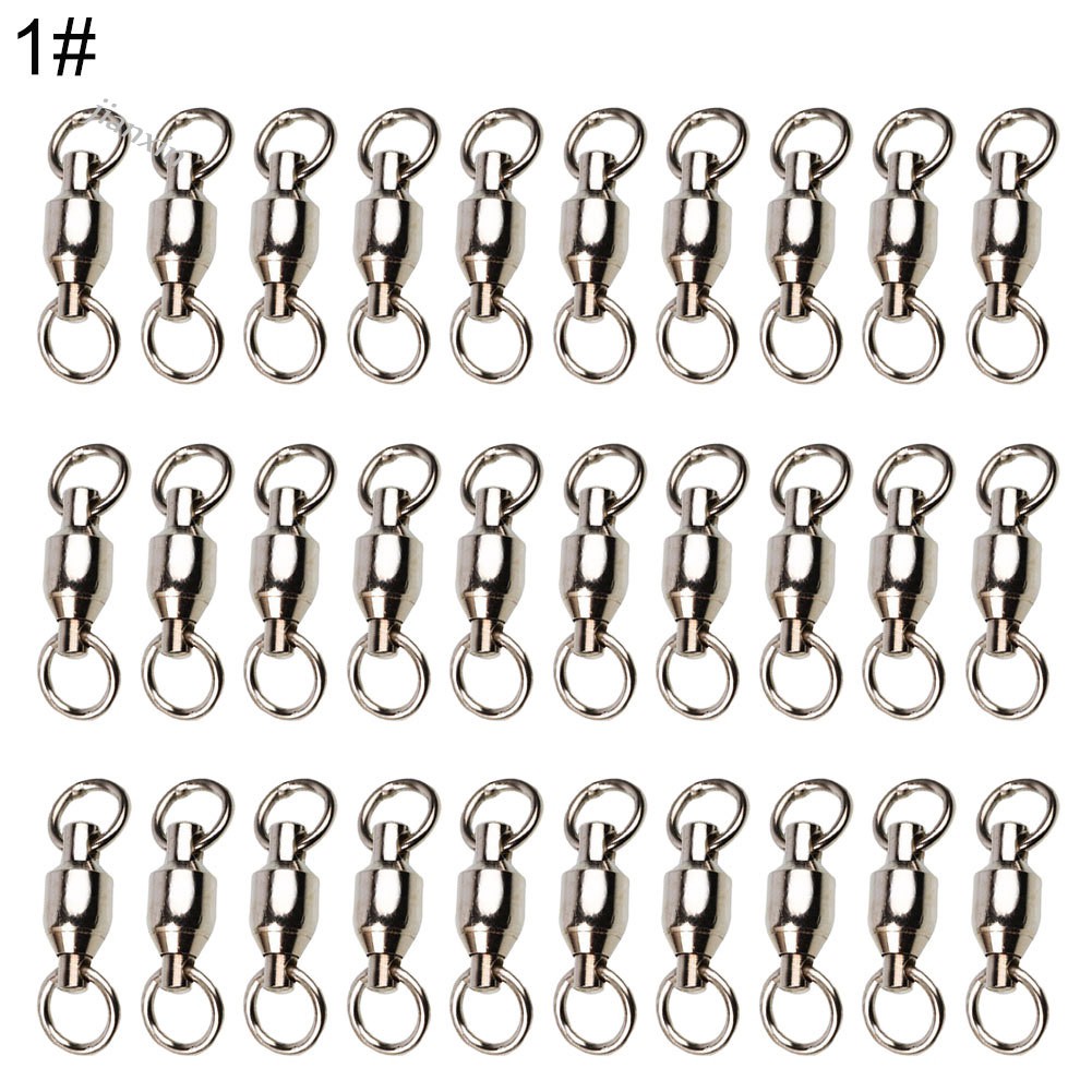 Set 30 Khuyên Nối Câu Cá Bằng Thép Không Gỉ