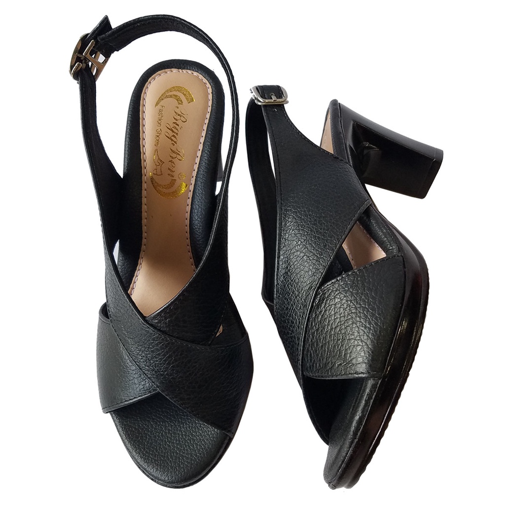 Giày Sandal Cao Gót nữ BIGBEN Cao 7 Phân GCG91