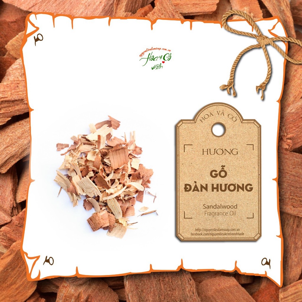 MÙI HƯƠNG GỖ ĐÀN HƯƠNG ( SANDALWOOD FRAGRANCE OIL )
