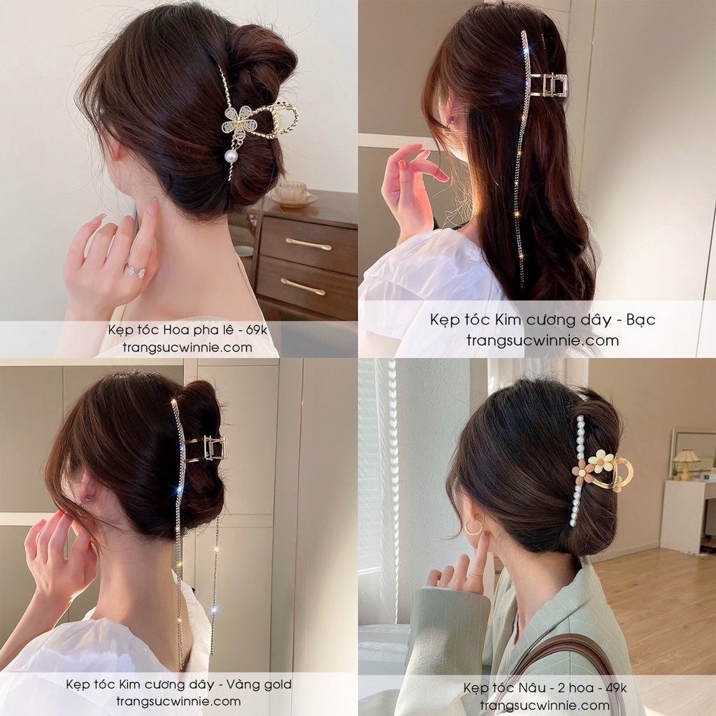 Kẹp tóc hàn quốc | thời trang | bền màu | nhiều mẫu | chỉ trong 1 link | luôn cập nhật | Bài 1