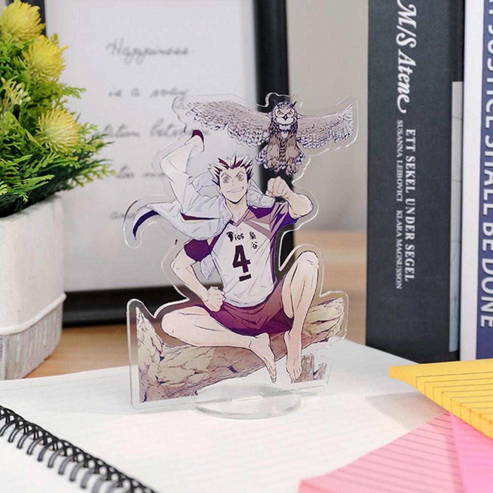 Mô hình nhân vật Haikyuu bằng acrylic có giá đỡ để bàn trang trí