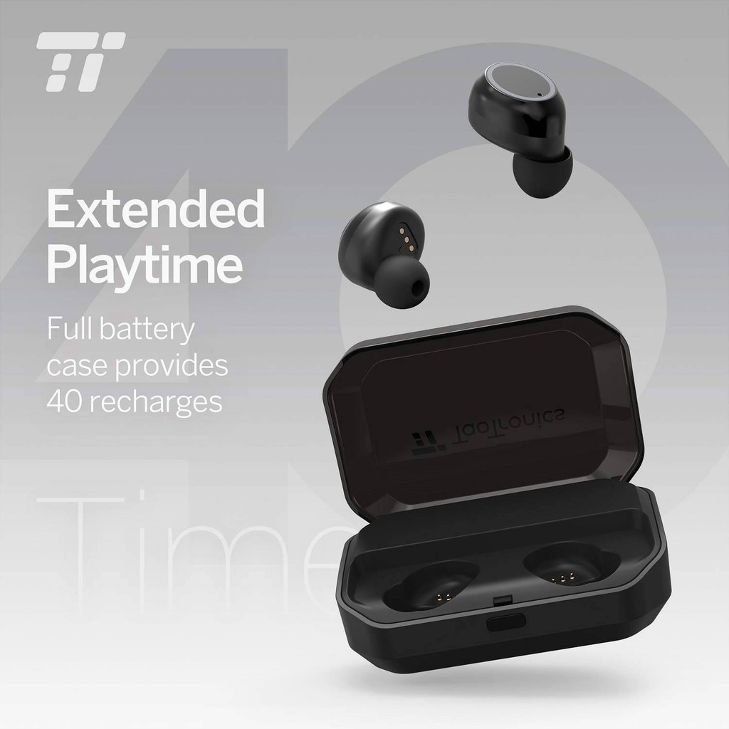 Tai Nghe TaoTronics EarBud Bluetooth kết hợp có Mic Chống Nước IPX7 120 Giờ TT-BH052 - Hàng Chính Hãng