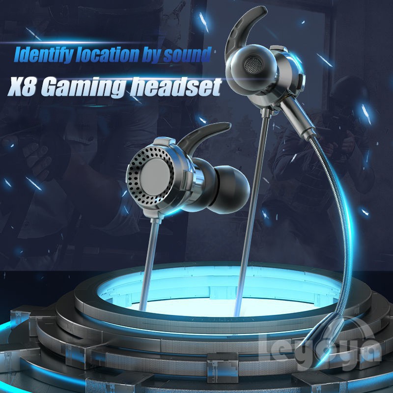 Tai Nghe Chụp Tai Kèm Micro Chống Ồn Chuyên Dụng Chơi Gameleyoya x8 / pubg