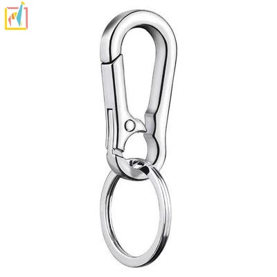 Móc khóa cài carabiner kim loại chống gỉ sét tiện lợi dành cho cả nam và nữ