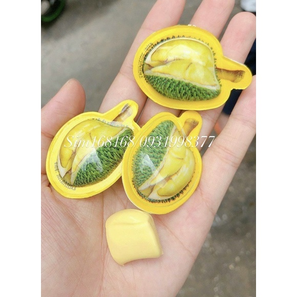 lẻ 1 viên kẹo quả sầu riêng