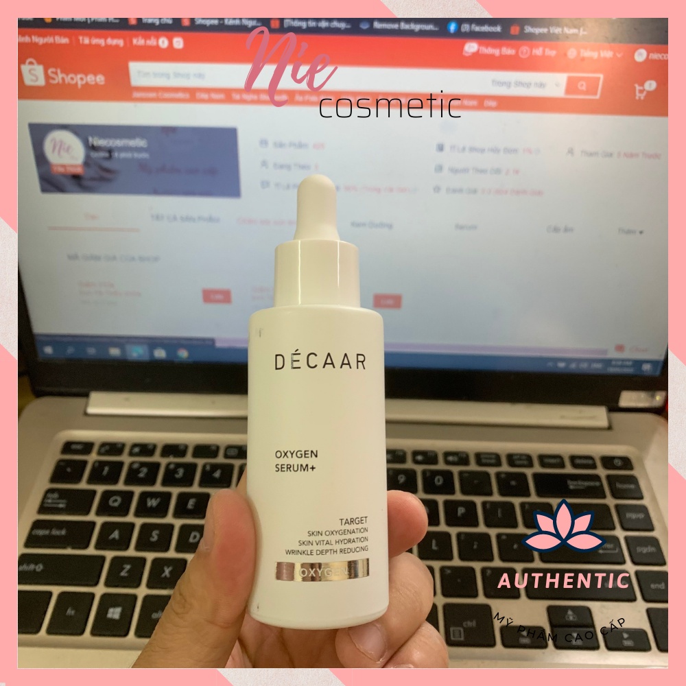 Tinh chất trẻ hóa Décaar Oxygen Serum+ mẫu mới 50ml