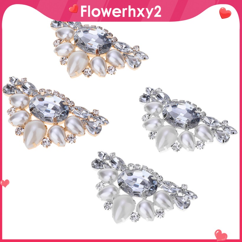 CHARMS Set 2 Phụ Kiện Đính Đá Trang Trí Giày Cao Gót