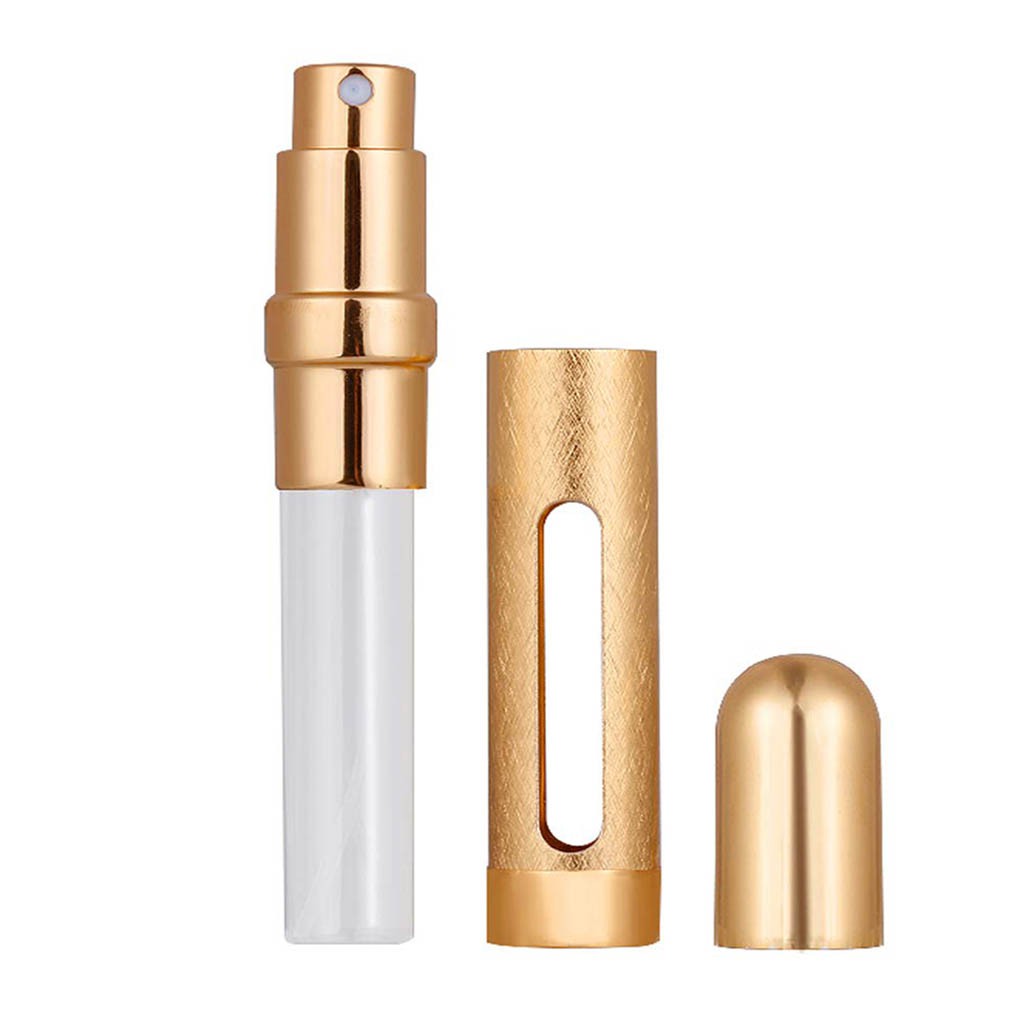 [Hàng mới về] Chai đựng nước hoa dạng xịt dung tích 12ml thiết kế vỏ màu vàng sang trọng | BigBuy360 - bigbuy360.vn