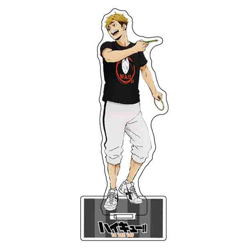 Mô hình nhân vật trong anime Haikyuu bằng acrylic có đế để bàn trang trí