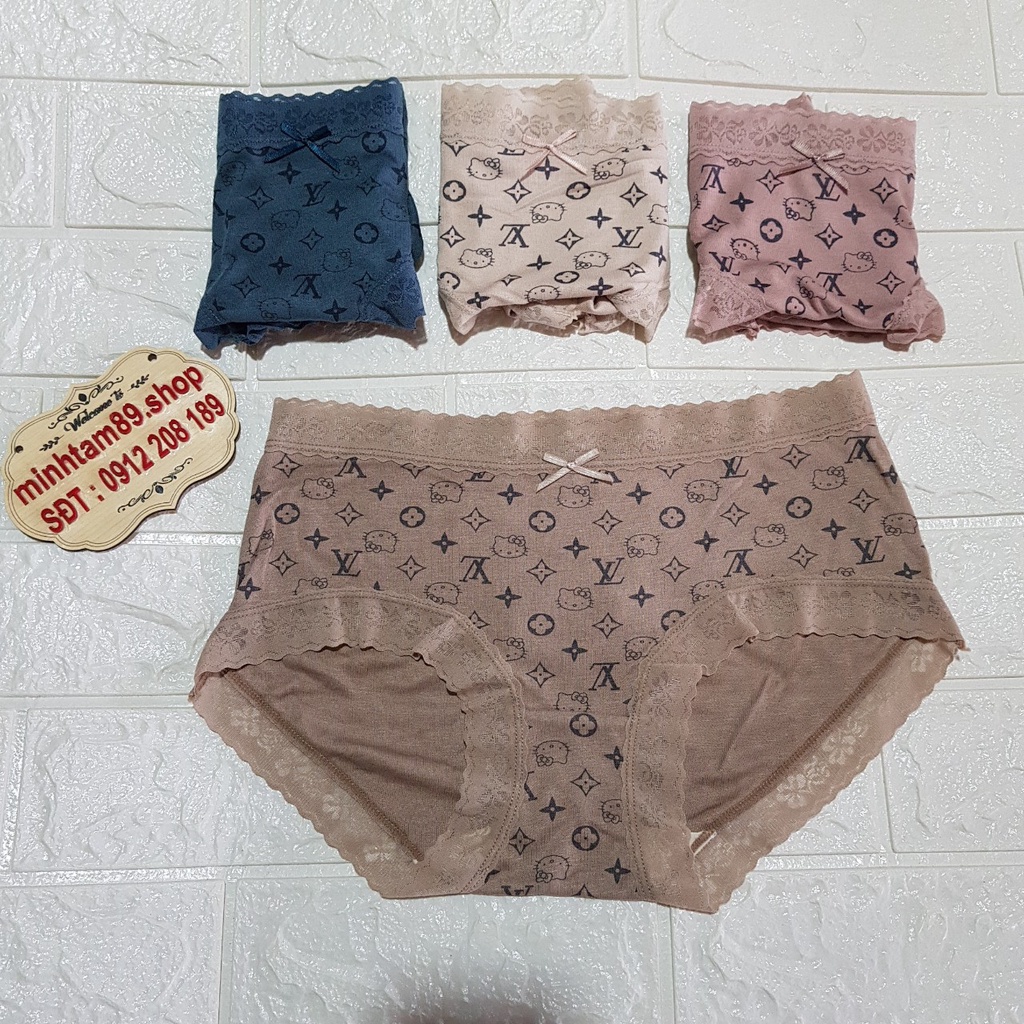 Quần cotton pha ren Lv