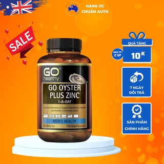 Viên tinh chất hàu úc go healthy oyster plus zinc 1-a-day 120 viên