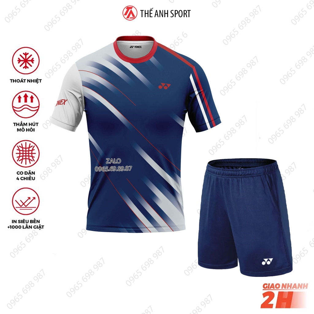Quần áo cầu lông, quần áo YONEX mới nhất, chất đẹp size M L XL XXL