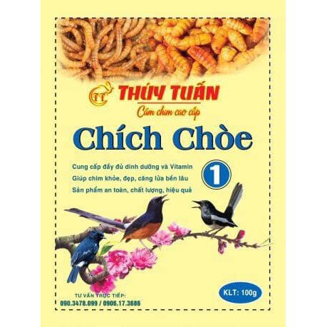 Cám chim chích chòe Thúy Tuấn số 1 cao cấp chất lượng giá rẻ 100gram Phụ Kiện KaLoTeBon