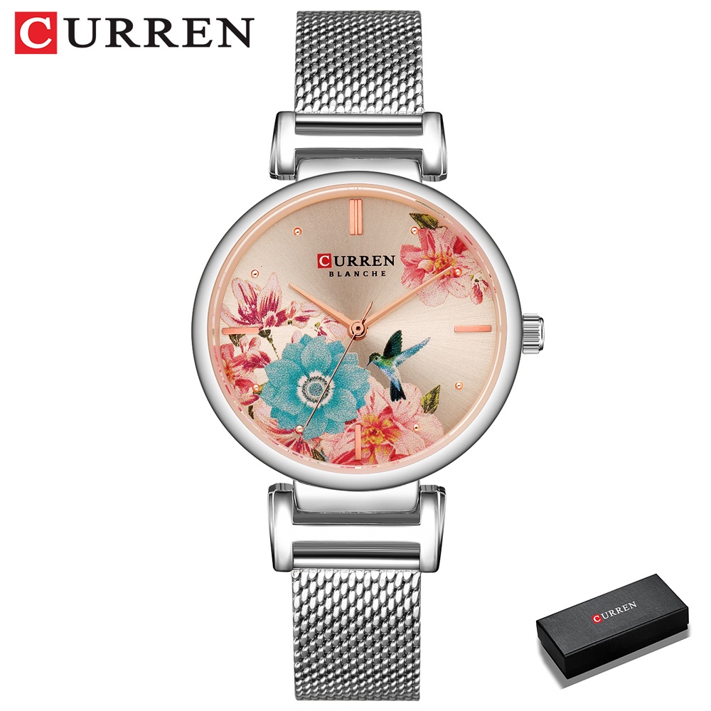 Đồng hồ đeo tay CURREN 9053 máy quartz chất liệu thép không gỉ chống thấm nước