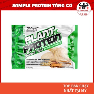 Gói Dùng Thử Nutrex Plant Protein Đạm Thực Vật Cho Người Ăn Chay Protein Cho Người Tập Thể Hình (30gram)