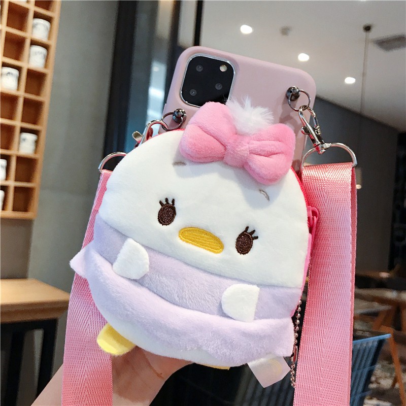 Ốp điện thoại chất lượng cao phối ví kiểu hoạt hình cho iPhone 11 Pro Max 6 6s 7 8 Plus X Xr XS Max | BigBuy360 - bigbuy360.vn
