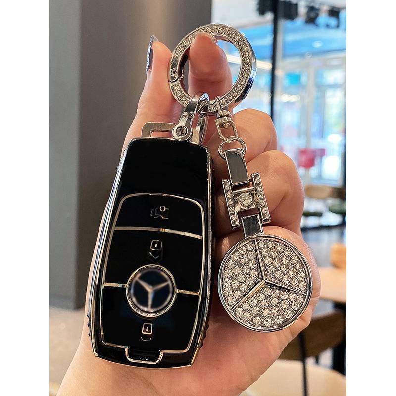 Vỏ bảo vệ chìa khoá MERCEDES E300 A200 GLC GLA GLE bằng chất liệu TPU cao cấp