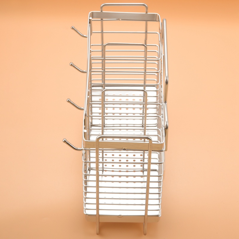 Giá Đỡ Muỗng Đũa Bằng Thép Không Gỉ Thiết Kế Thoát Nước Tiện Dụng Cho Nhà Bếp