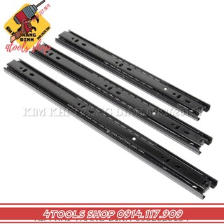 Ray trượt ngăn kéo, hộc tủ đủ kích cỡ màu đen ( giá 1 đôi)