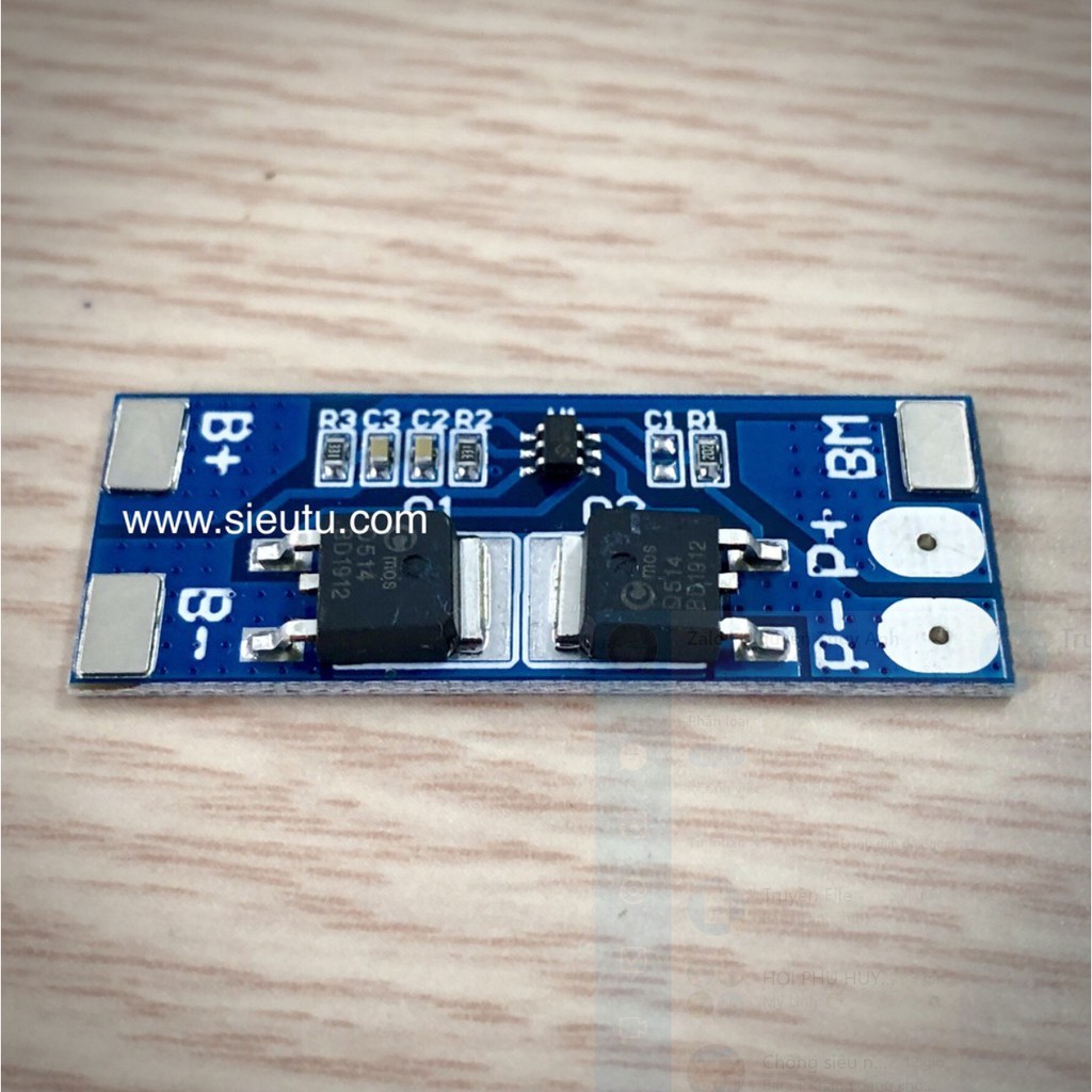 BMS sạc bảo vệ pin sắt Li-ion 2S 10A 8.4V