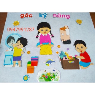 Bộ tranh góc xốp Góc Kỹ Năng