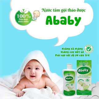 Nước tắm gội thảo dược ABABY