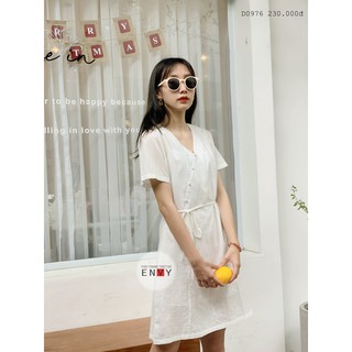 Đầm basic cổ tim ENVY D0976