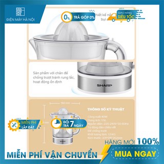 (Xả kho) Máy vắt cam Sharp EJ-J415-WH màu trắng
