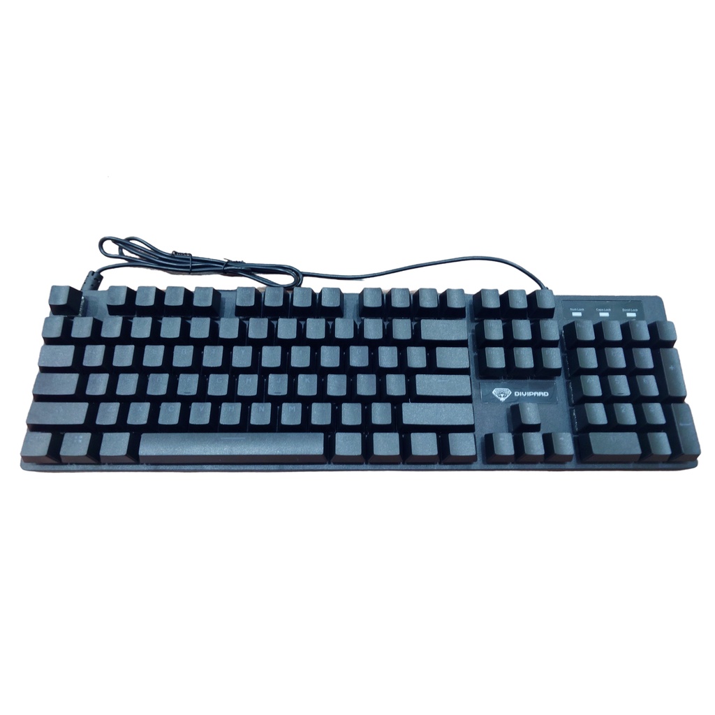 Bàn phím cơ Divipard AK911, chuyêm game, phím cơ LED 100%, độ nhạy cao