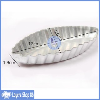 5 Khuôn tart bầu dục nhôm đúc loại đẹp