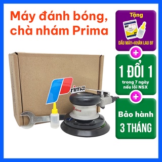 Máy chà nhám tròn Prima dùng hơi khí nén cao cấp đế 5 inch
