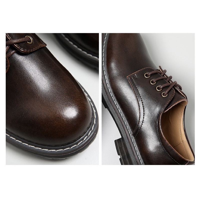 Giày nữ vintage đã bò thật cao cấp handmade