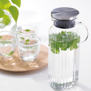 Bình nước thủy tinh Iwaki 1L có quai