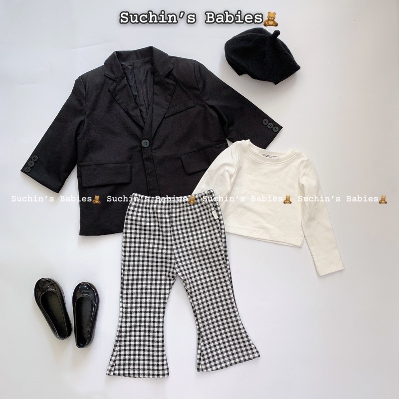 Áo vest - Blazer cho bé trai và gái Suchin