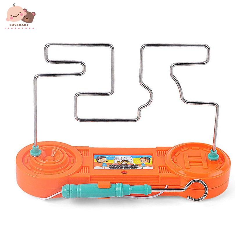 [HOT]Kids Collision Electric Shock Toy Education Electric Touch Labyrinth Game