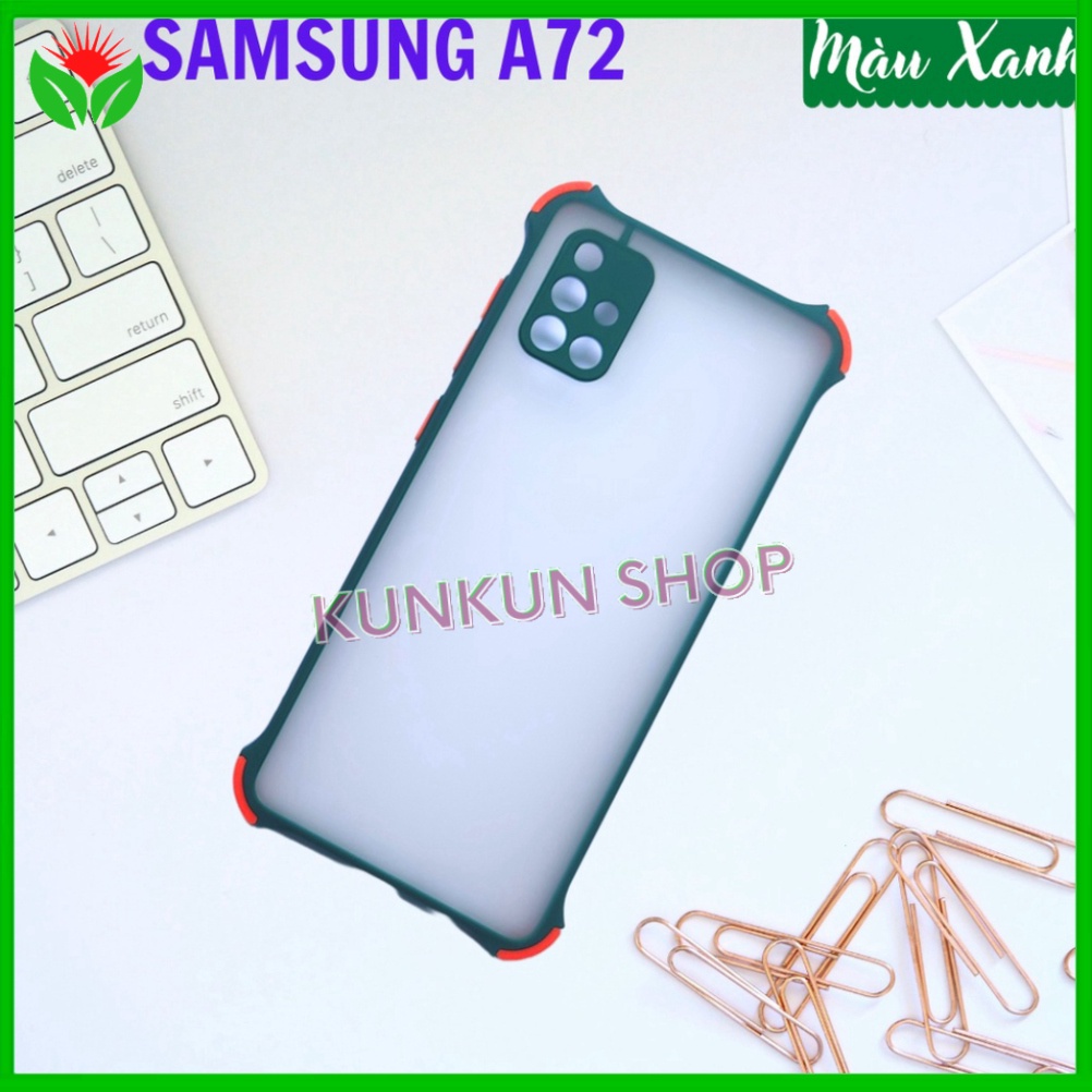 ⚡Bảo vệ Camera⚡Ốp lưng Chống sốc cho Samsung A71/ A72 - Chất liệu Nhám Cao cấp - Chống va đập.
