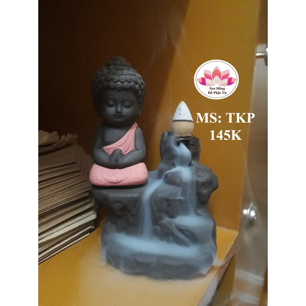 Thác khói trầm hương - Phật bên thác nhỏ