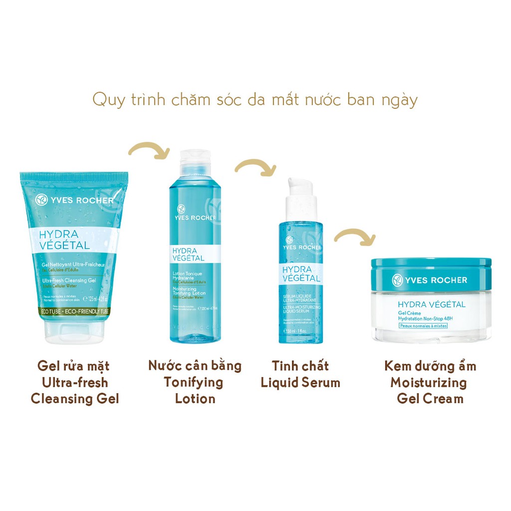 Gel Rửa Mặt Cấp Ẩm Yves Rocher Ultra Fresh Cleansing Gel 125ml | BigBuy360 - bigbuy360.vn