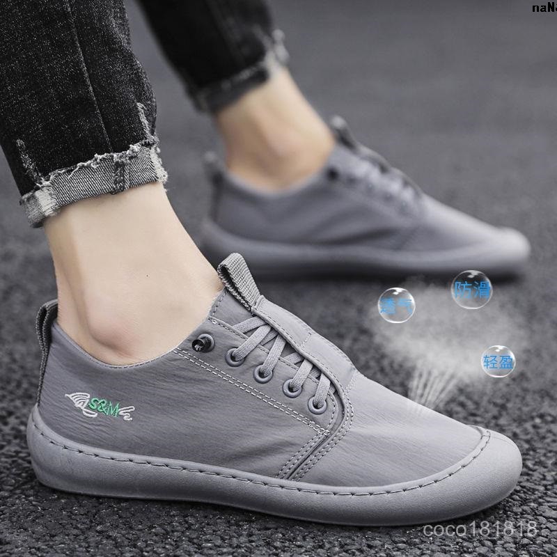 Giày vải canvas thoáng khí thời trang mùa hè cho nam | BigBuy360 - bigbuy360.vn