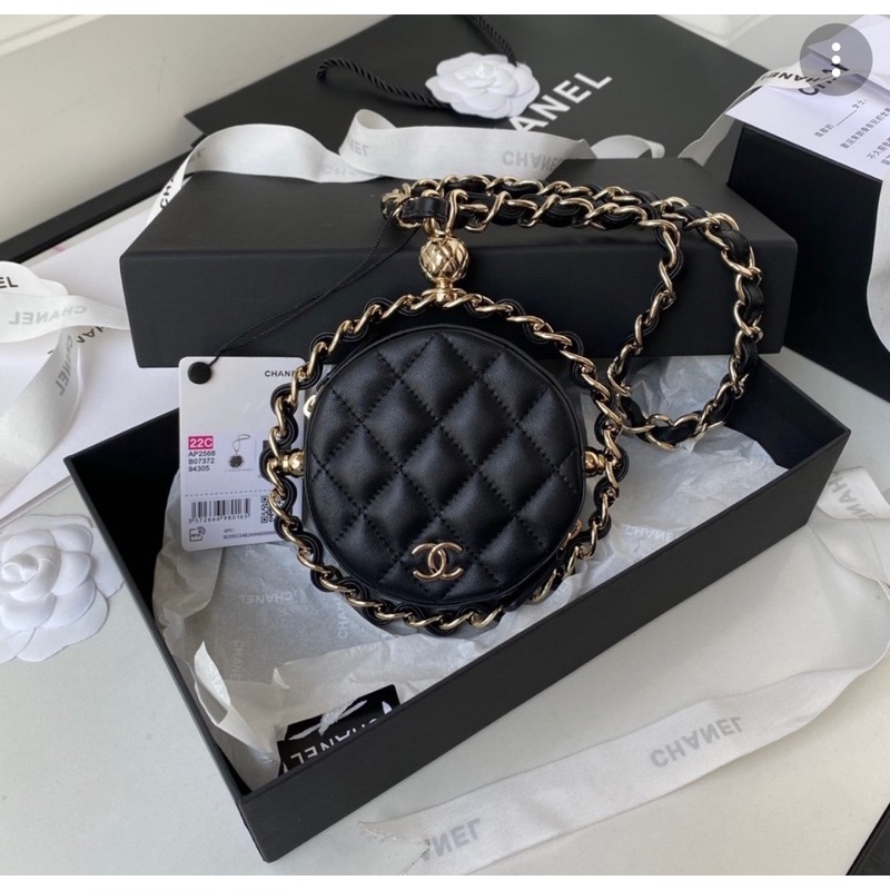 Túi chanel evening spsl fullbox nam châm size 12