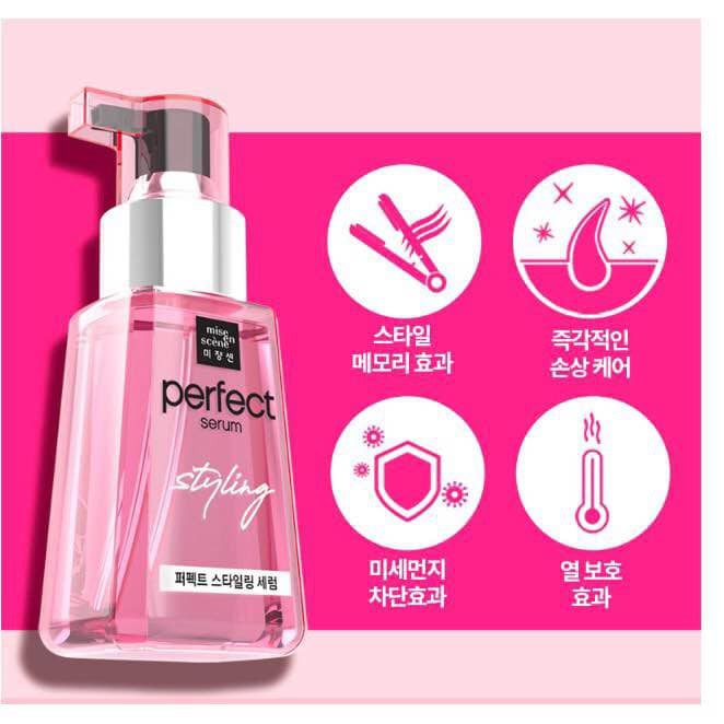 Dưỡng Tóc Mise-En Scene Perfect Repair ( hồng) Mẫu 2020