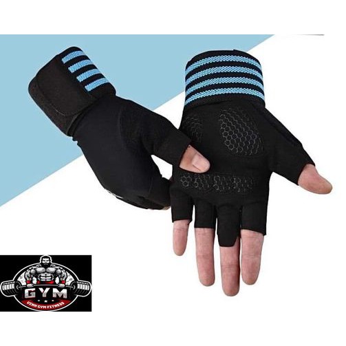 Găng Tay Tập Gym Nam Nữ có quấn cổ tay cao cấp chính hãng tập tạ đi phượt GCT-66