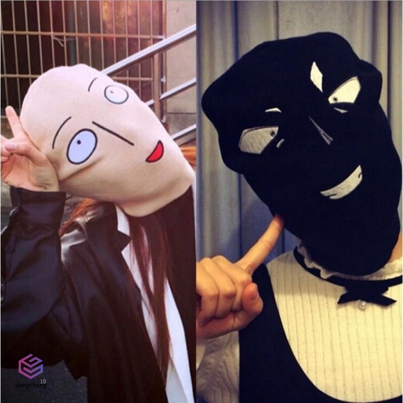 Mũ len thêu hoạ tiết phong cách hoạt hình One Punch Man thời trang 2017