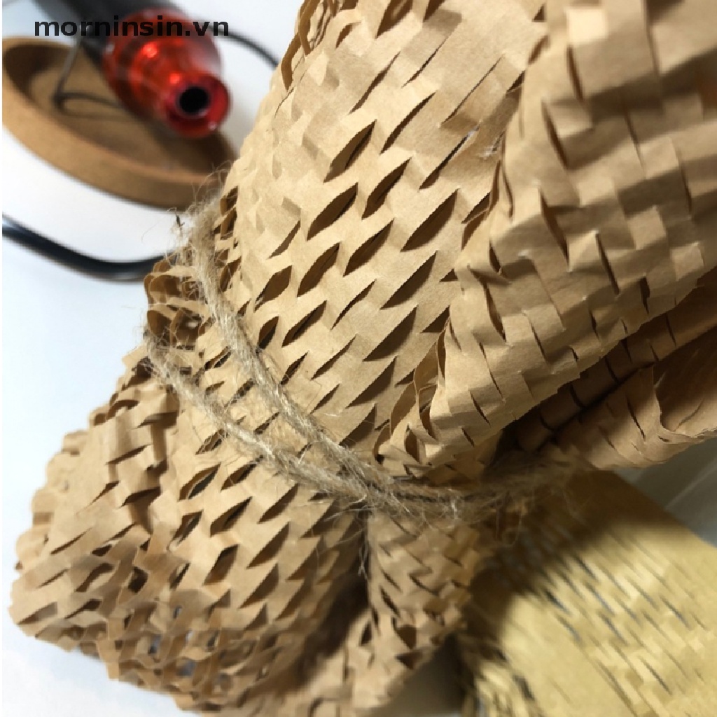 YANG Kraft Wrapping Paper Honeycomb Cushioning Wrap Roll Diy Decorative Gift Packing .