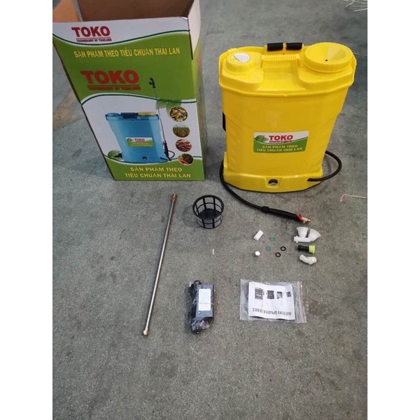 BÌNH XỊT ĐIỆN 12V 20 LÍT TOKO