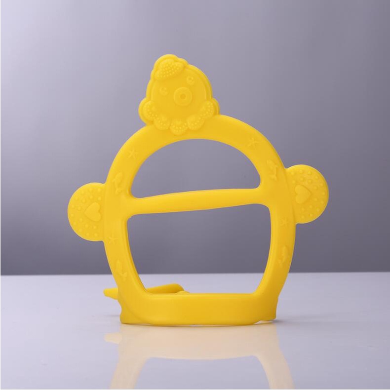 Đồ Gặm Nướu Đeo Tay Bằng Silicone An Toàn Thực Phẩm Dành Cho Trẻ Nhỏ