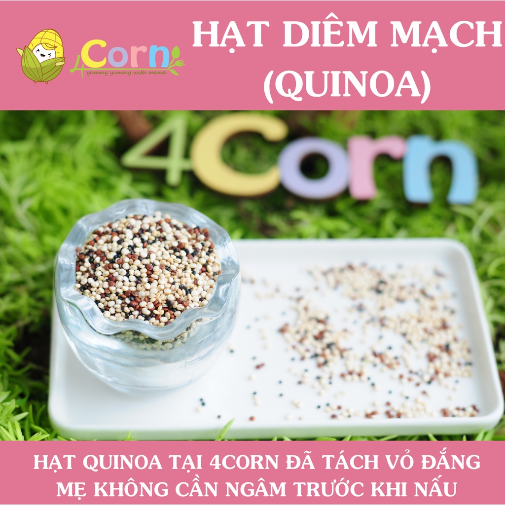 Hạt diêm mạch (quinoa) hữu cơ AmaVie - Cho bé 7m+