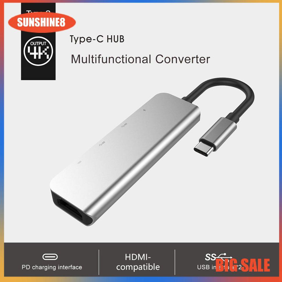 Bộ Chuyển Đổi 0504) 3 Trong 1 Tpy-C Sang Micro Usb 3.0 2.0 Hdmi-Compatible