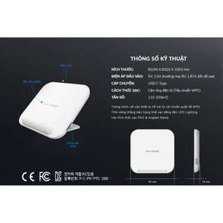 Đế Sạc Không Dây Siêu Nhanh Partron PTC-200